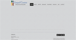 Desktop Screenshot of gospelcentre.com